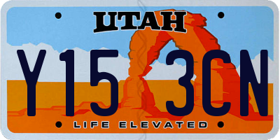 UT license plate Y153CN