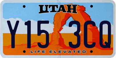 UT license plate Y153CQ