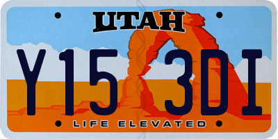 UT license plate Y153DI