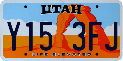 UT license plate Y153FJ