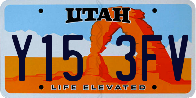 UT license plate Y153FV