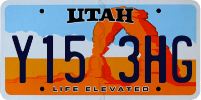 UT license plate Y153HG