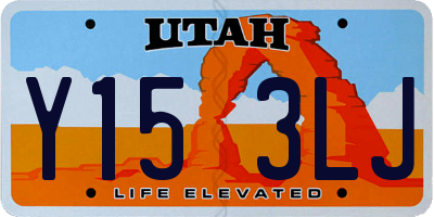 UT license plate Y153LJ