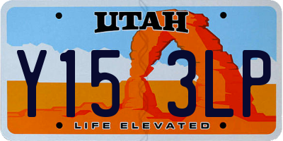 UT license plate Y153LP
