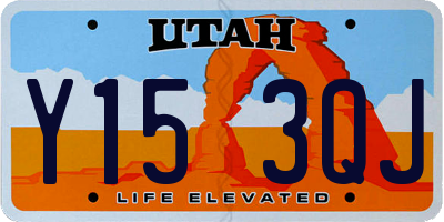 UT license plate Y153QJ