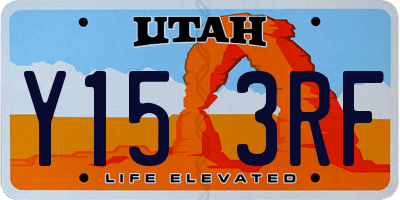 UT license plate Y153RF