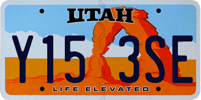 UT license plate Y153SE