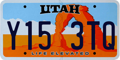 UT license plate Y153TQ