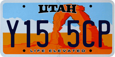 UT license plate Y155CP