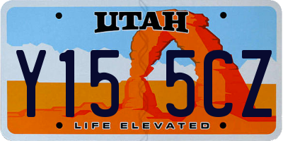 UT license plate Y155CZ
