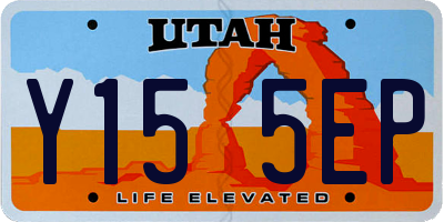 UT license plate Y155EP