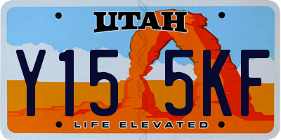 UT license plate Y155KF