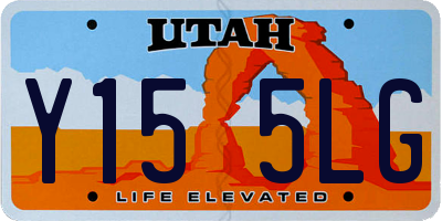 UT license plate Y155LG