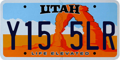 UT license plate Y155LR