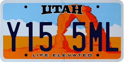 UT license plate Y155ML