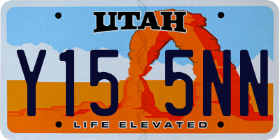 UT license plate Y155NN
