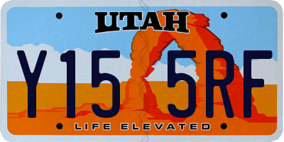 UT license plate Y155RF