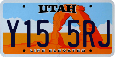 UT license plate Y155RJ