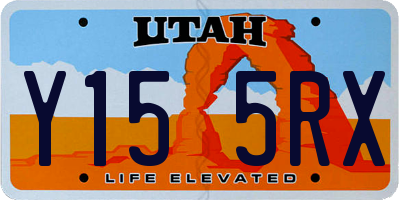 UT license plate Y155RX
