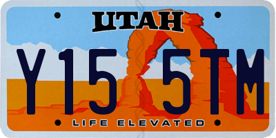 UT license plate Y155TM