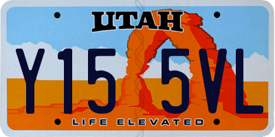 UT license plate Y155VL