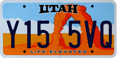 UT license plate Y155VQ