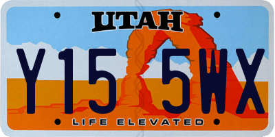 UT license plate Y155WX