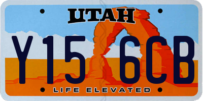 UT license plate Y156CB