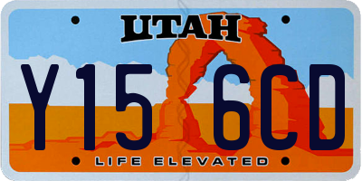 UT license plate Y156CD