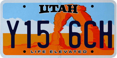 UT license plate Y156CH