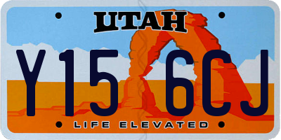 UT license plate Y156CJ