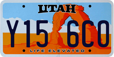 UT license plate Y156CO