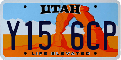 UT license plate Y156CP