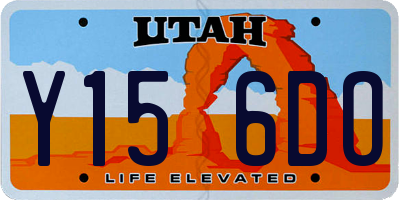 UT license plate Y156DO