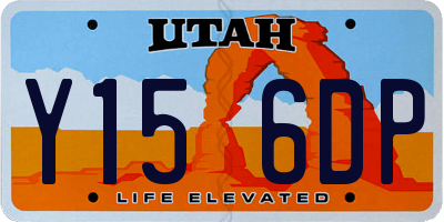 UT license plate Y156DP