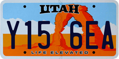UT license plate Y156EA
