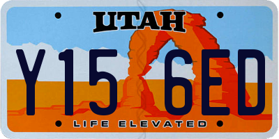 UT license plate Y156ED