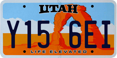 UT license plate Y156EI