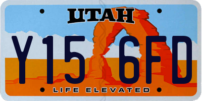 UT license plate Y156FD