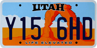 UT license plate Y156HD