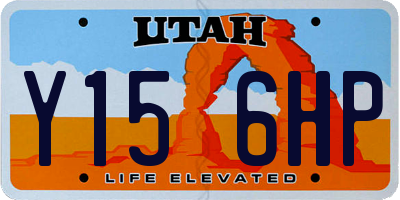UT license plate Y156HP