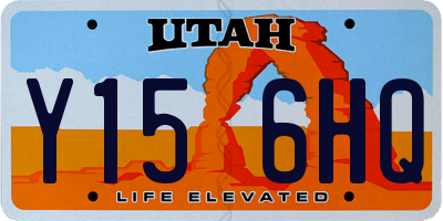 UT license plate Y156HQ