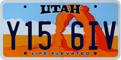 UT license plate Y156IV
