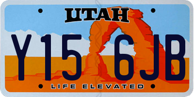 UT license plate Y156JB