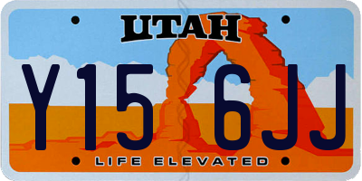 UT license plate Y156JJ