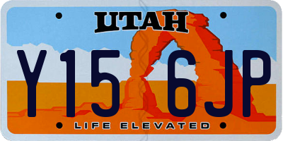 UT license plate Y156JP