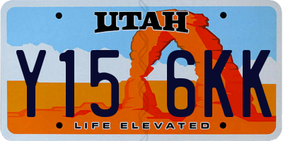 UT license plate Y156KK