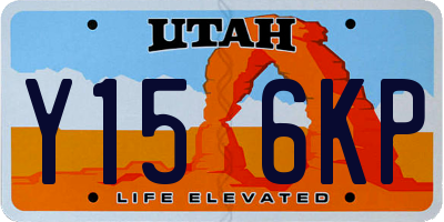 UT license plate Y156KP