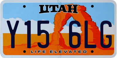 UT license plate Y156LG