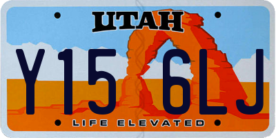 UT license plate Y156LJ